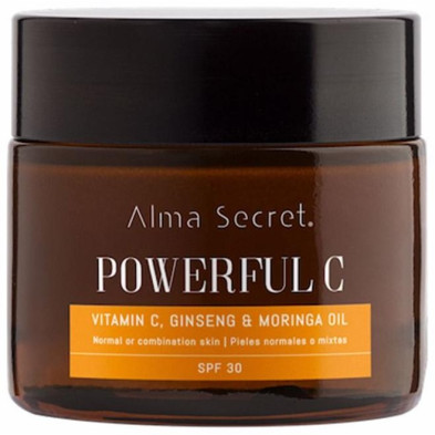 Alma Secret Antiedad Iluminadora Con Vitamina C_ Ginseng Y Moringa Spf30 50Ml