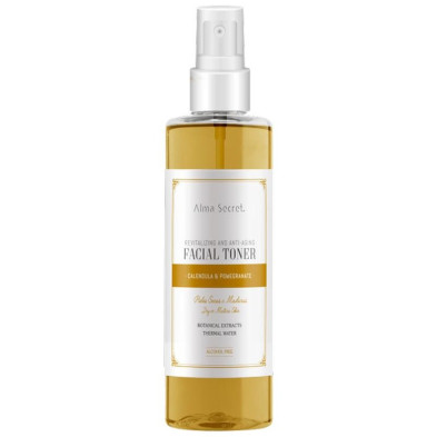 Alma Secret Facial Toner Revitalizante Antiedad Caléndula Y Granada 200Ml