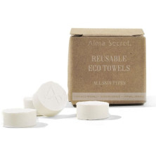 Alma Secret Ecotowels Toallitas Comprimidas Reutilizables 15Uds