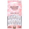 Elegant Touch Natural French Kit Uñas Adhesivas 103 Medium Pink