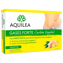 Gases Forte Carbón Vegetal 60 Cápsulas