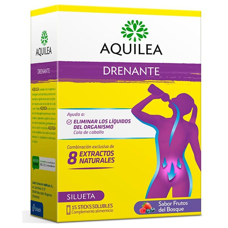 Drenante Con Sabor A Frutos Del Bosque 15 Sticks Solubles