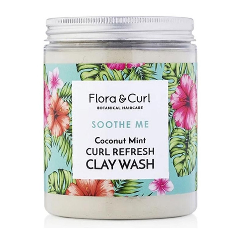 Flora Y Curl Coconut Mint Curl Refresh Clay Wash 260G