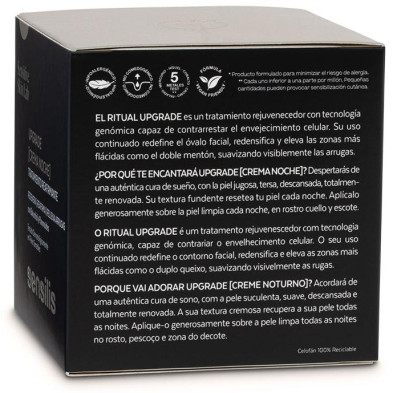 Upgrade Crema De Noche Reafirmante Y Antiarrugas 50 Ml