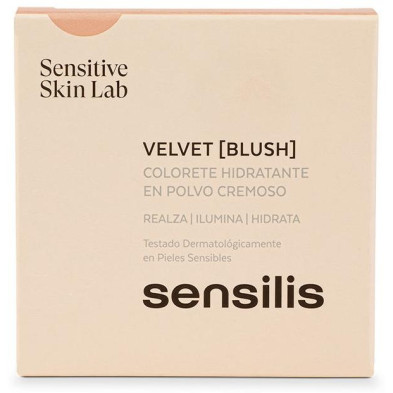Sensilis Velvet [Blush] Colorete Hidratante En Polvo 02 Sweet Coral 10G