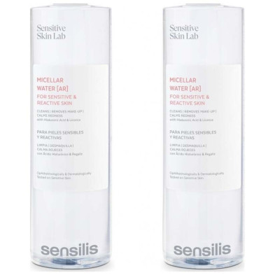 Agua Micelar [Ar] Para Pieles Sensibles Y Reactivas 2 X 400 Ml