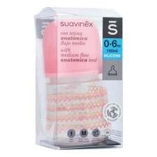 Suavinex Biberón The New Classic Anatómico Silicona T1M Medio 0-6M 150Ml 1Ud