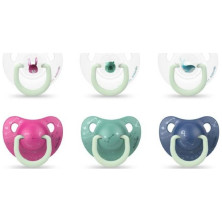 Suavinex Chupete Noche Y Dia Anatomico 0-6 Meses Silicona 2 Und.
