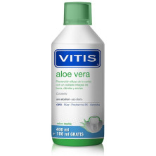 Vitis Aloe Vera Colutorio Sin Alcohol Sabor Menta 400+100Ml