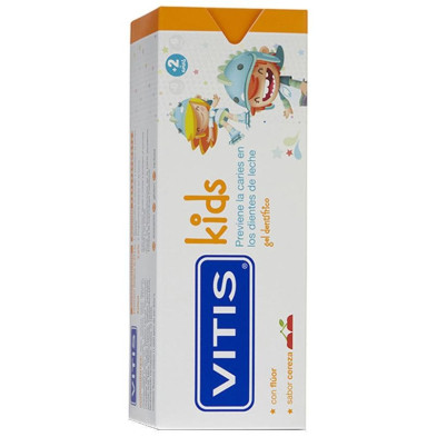 Kids Gel Dentífrico Con Flúor Cereza 50 Ml