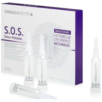 Singuladerm S.O.S Detox-Pollution 4 Viales X 10_5Ml