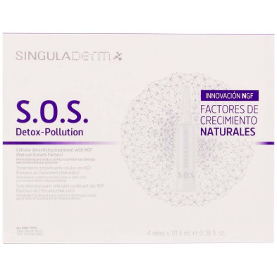 Singuladerm S.O.S Detox-Pollution 4 Viales X 10_5Ml