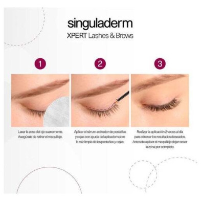Singuladerm Xpert Lashes Y Brows Activador De Pestañas Y Cejas 4Ml