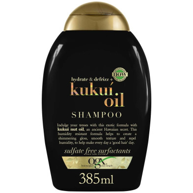 Ogx Kukui Oil Anti-Frizz Hair Shampoo 385Ml