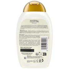 Ogx Champú Leche De Coco Libre De Parabenos, Pelo Seco, Hidratación Y Elasticidad 385 Ml