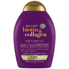 Ogx, Champú, Sin Sulfatos Ni Parabenos, Con Biotina Y Colágeno, Para Pelo Fino 385 Ml