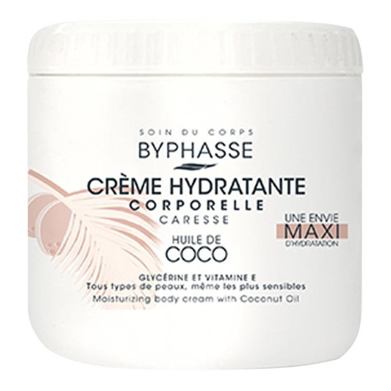 Byphasse Crema Hidratante Corporal Aceite De Coco 500Ml Byphasse Crema Hidratante Corporal Aceite De Coco 500Ml