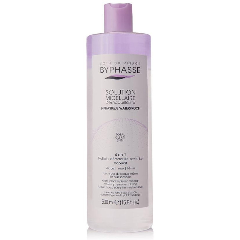 Solución Micelar Desmaquillante Bifásica Waterproof 500 Ml