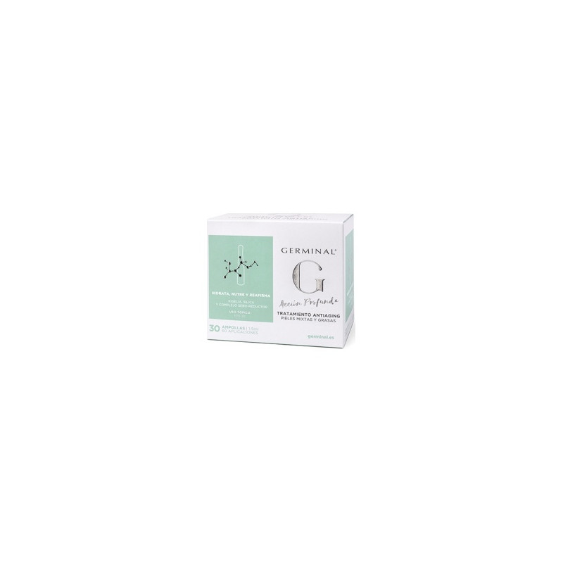 Germinal Accion Profunda Antioxidante Noche 1 Ml 30 Ampollas