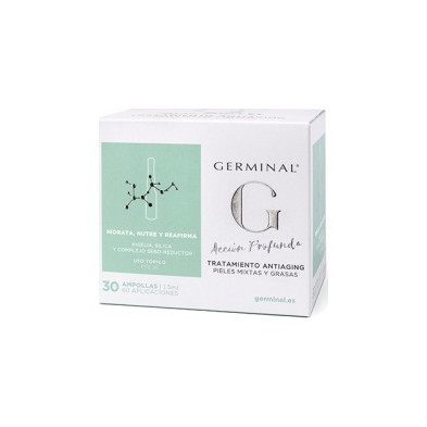 Germinal Accion Profunda Antioxidante Noche 1 Ml 30 Ampollas