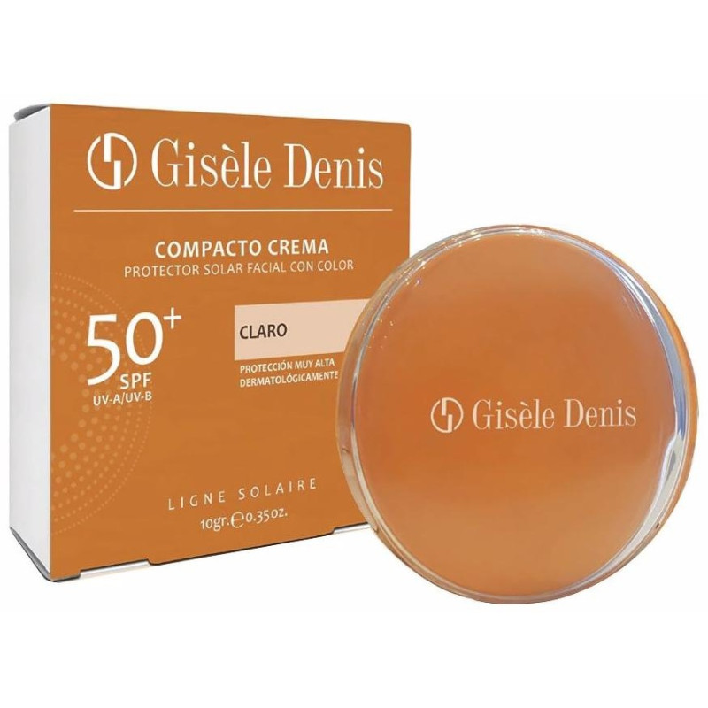 Compacto Crema Protector Solar Facial Claro-Medio Spf50+ 10 Gr