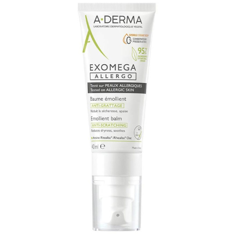 A-Derma Exomega Allergo Bálsamo Emoliente 40Ml A-Derma Exomega Allergo Bálsamo Emoliente 40Ml