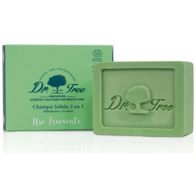 Dr. Tree Champú Sólido 2 En 1 Uso Frecuente 75G