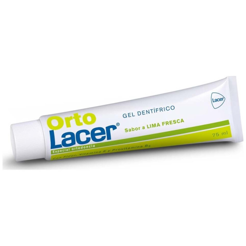 Lacer Ortolacer Ortodoncia Gel Dentífrico Lima Fresca 75Ml