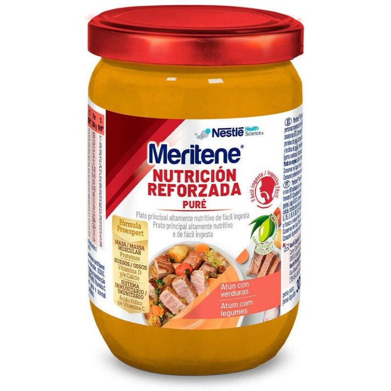Meritene Nutrición Reforzada Puré Atún Con Verduras 300G