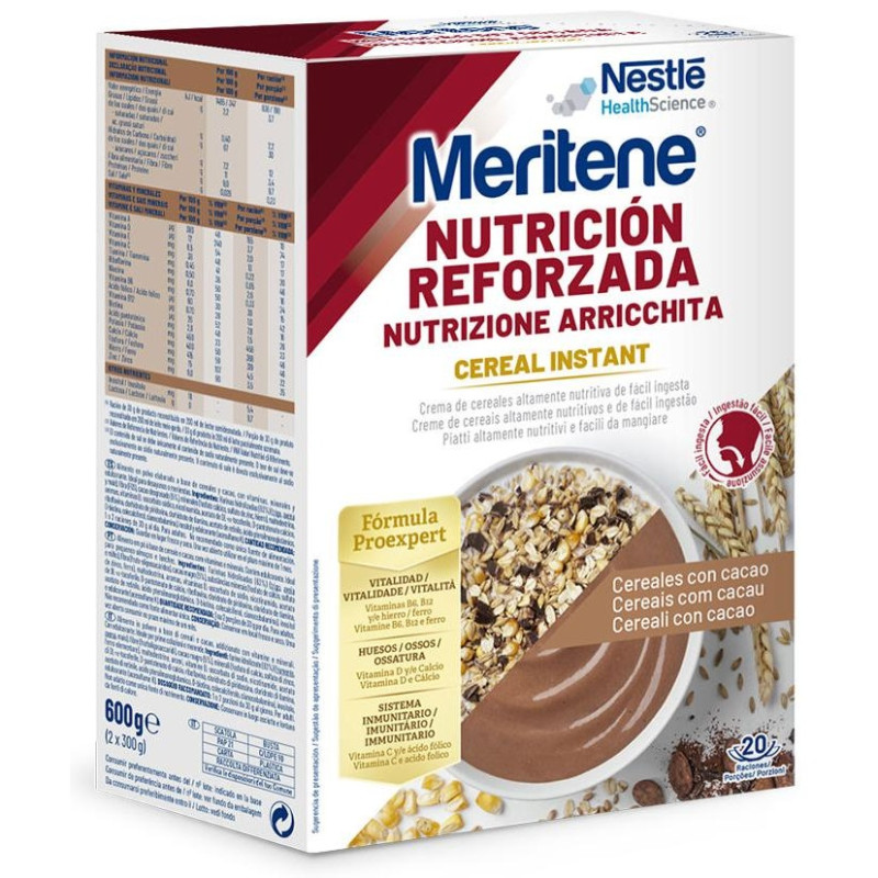Meritene Cereal Cereales Con Cacao 300G+300G