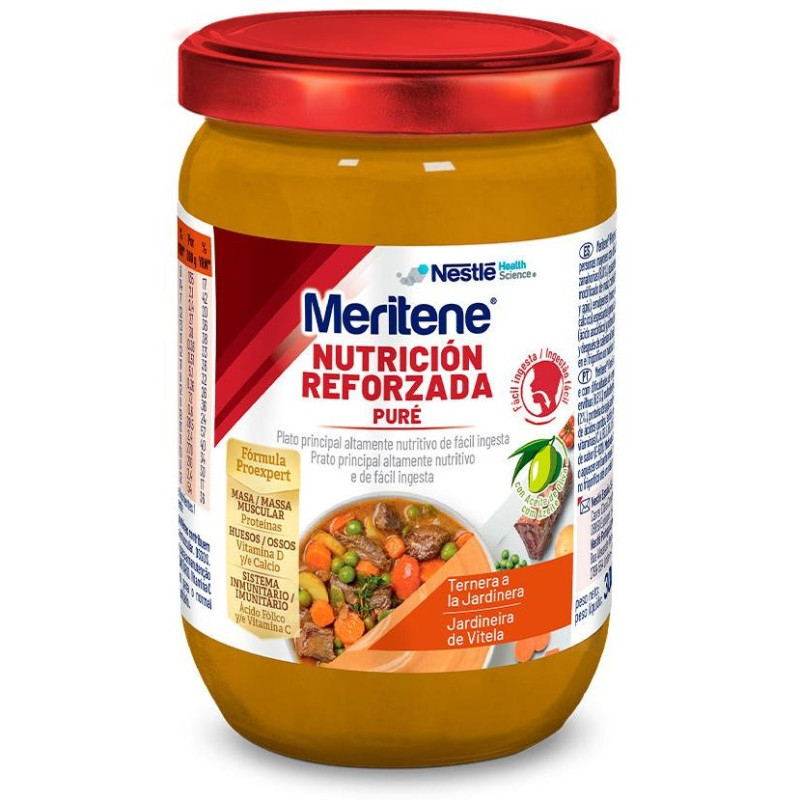 Meritene Nutrición Reforzada Puré Ternera A La Jardinera 300G