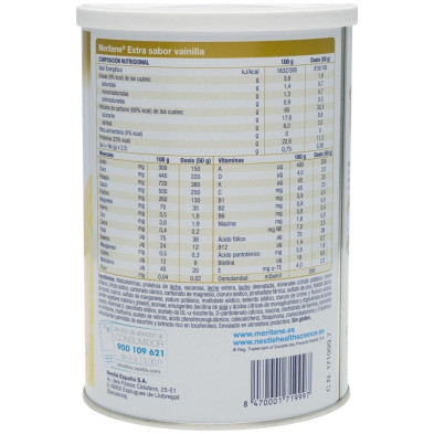 Meritene Extra Vainilla 450G