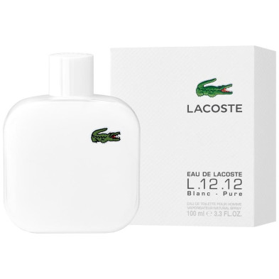 Eau De Lacoste L.12.12 Blanc Pour Homme Eau De Toilette Vaporizador 100 Ml