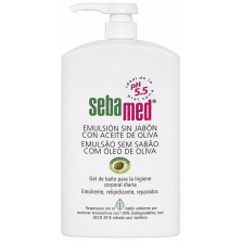 Emulsión Sin Jabón Gel De Baño Con Aceite De Oliva 1000 Ml