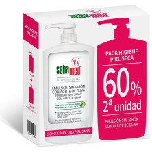 Emulsión Sin Jabón Gel De Baño Con Aceite De Oliva Duo 2 X 750 Ml