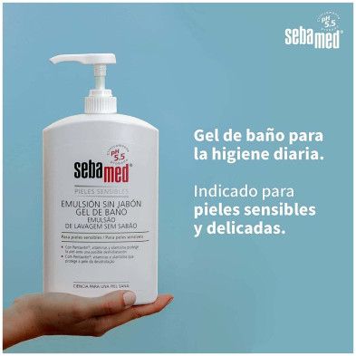 Emulsión Sin Jabón Gel De Baño 2 X 750 Ml