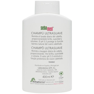 Cuidado Capilar Champú Ultrasuave 400 Ml