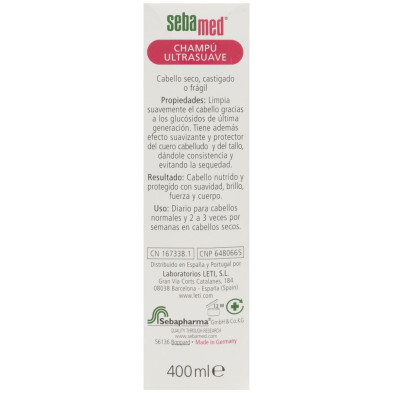 Cuidado Capilar Champú Ultrasuave 400 Ml