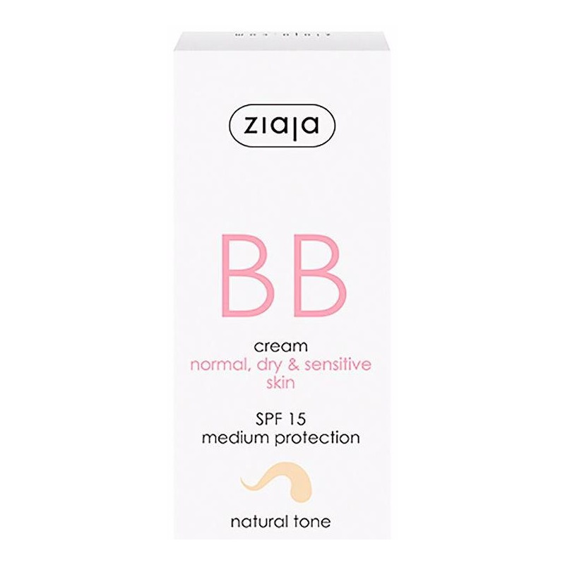 Ziaja Bb Cream Pieles Normales, Secas Y Sensibles Spf15 Tono Natural 50Ml