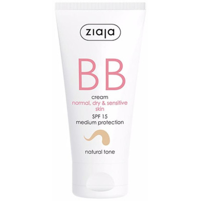 Ziaja Bb Cream Pieles Normales, Secas Y Sensibles Spf15 Tono Natural 50Ml