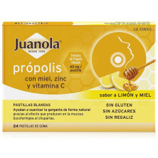Juanola® Própolis Con Miel Y Zinc 24Uds