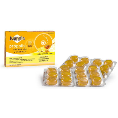 Juanola® Própolis Con Miel Y Zinc 24Uds