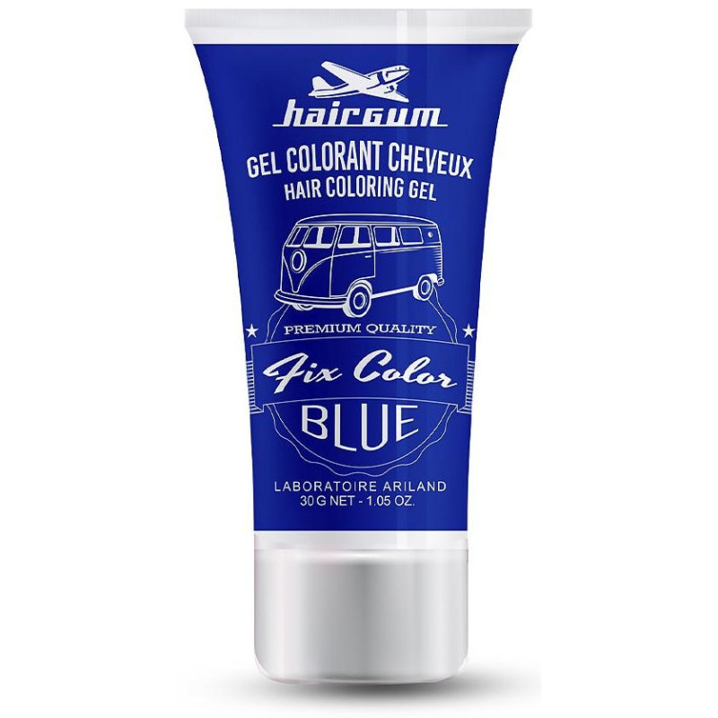 Hairgum Fix Color Gel Tinte Cabello Azul 30Ml