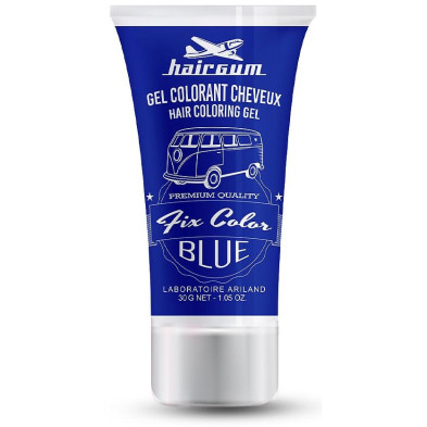 Hairgum Fix Color Gel Tinte Cabello Azul 30Ml
