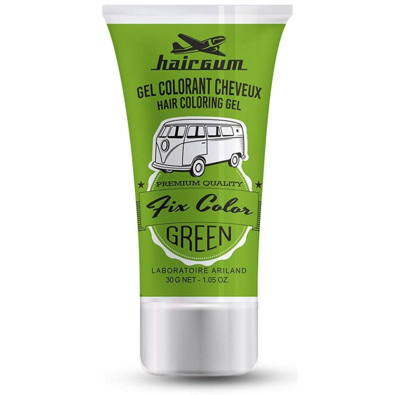 Hairgum Fix Color Gel Colorante Cabello Verde 30Ml
