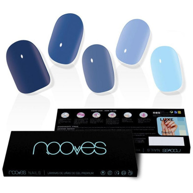 Láminas De Uñas De Gel Melancholic Heart Premium Luxe Solid 20 U