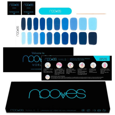 Láminas De Uñas De Gel Melancholic Heart Premium Luxe Solid 20 U