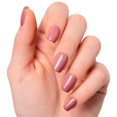 Láminas De Uñas De Gel Dusty Rose Premium Glam Cat Eye 20 U