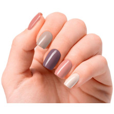 Láminas De Uñas De Gel Secret Earth Premium Luxe Solid Color 20 U