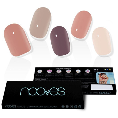 Láminas De Uñas De Gel Secret Earth Premium Luxe Solid Color 20 U